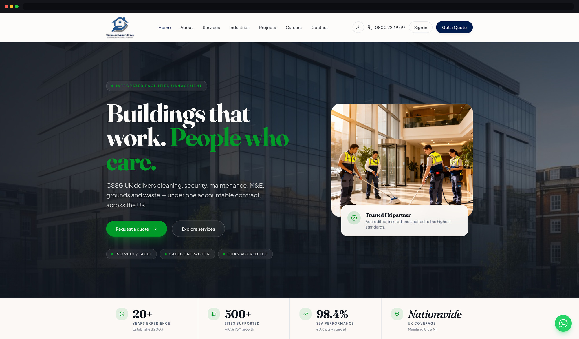 CSSG UK: commercial services platform
