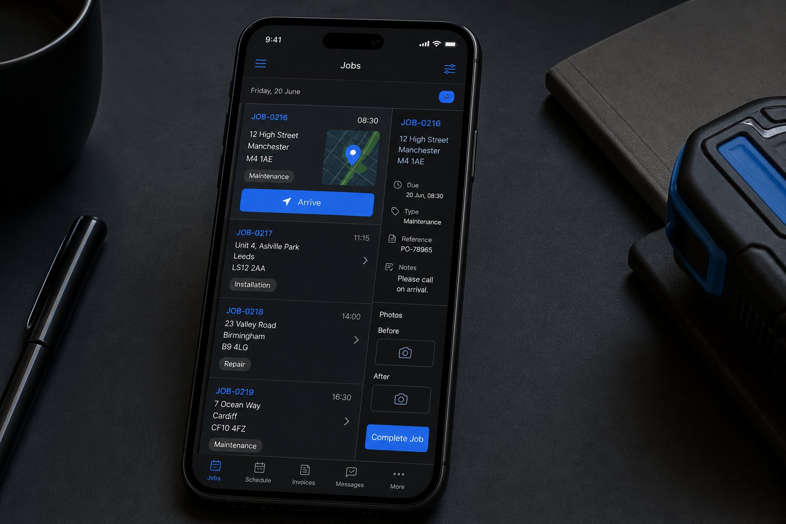 FieldKit: engineer job & proof app