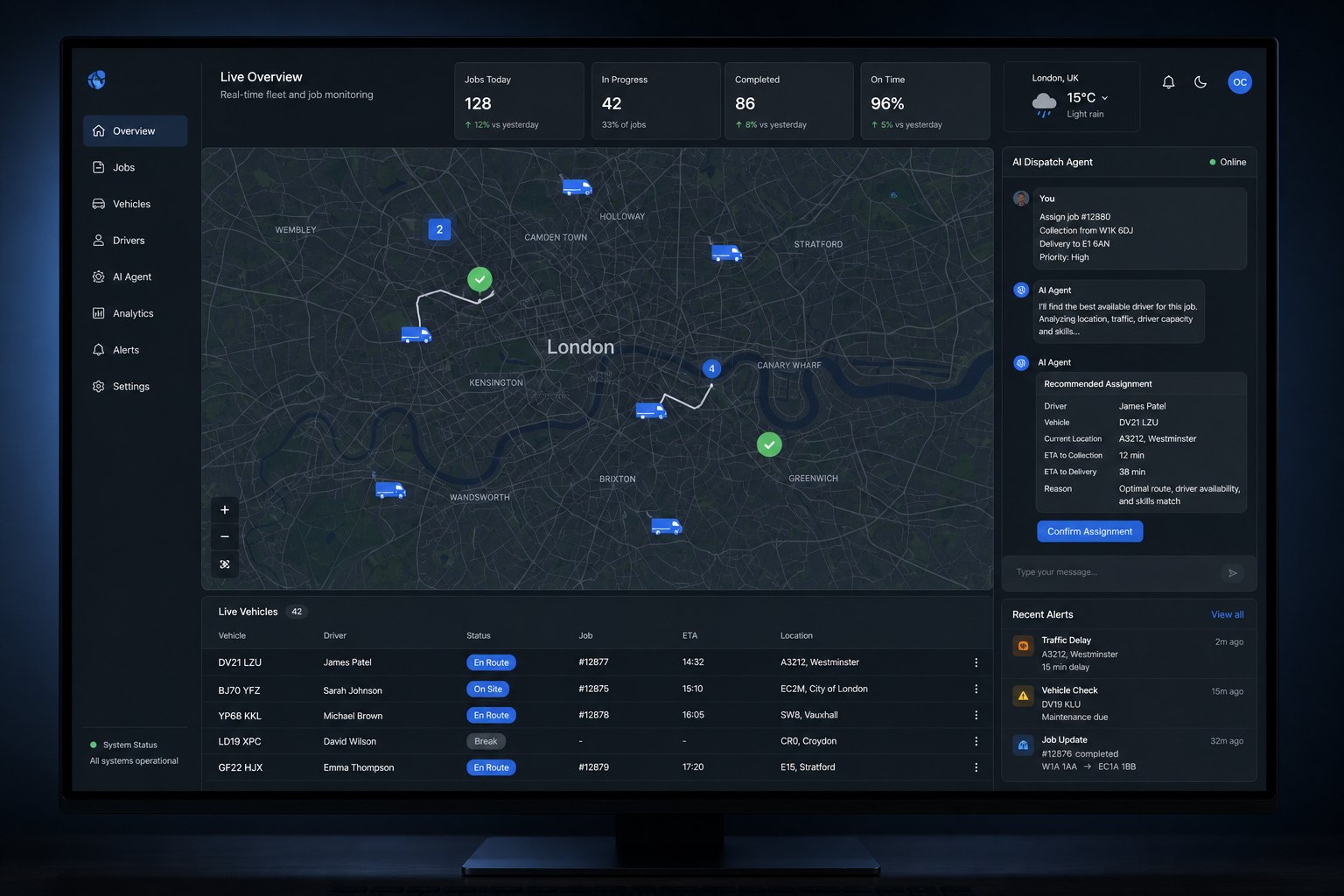 FleetDispatch AI: live job & van orchestration